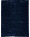Nourison Home Pacific Shag Pcs01 5'3"x7'3" Area Rug In Navy