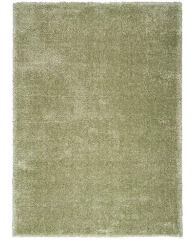Nourison Home Pacific Shag Pcs01 7'10"x9'10" Area Rug In Green