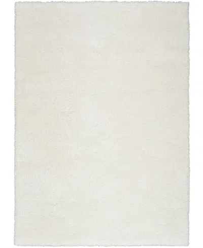 Nourison Home Pacific Shag Pcs01 7'10"x9'10" Area Rug In Ivory