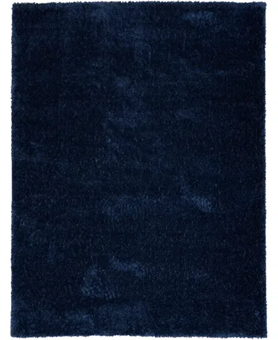 Nourison Home Pacific Shag Pcs01 7'10"x9'10" Area Rug In Navy