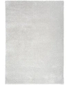 Nourison Home Pacific Shag Pcs01 7'10"x9'10" Area Rug In Silver