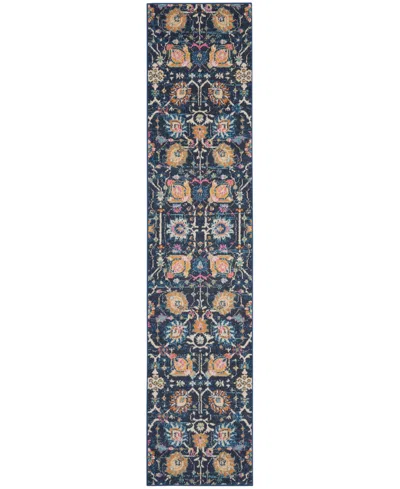 Nourison Home Passion Psn01 2'2"x10' Runner Area Rug In Navy