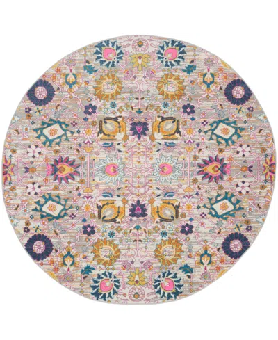 Nourison Home Passion Psn01 8'x8' Round Area Rug In Multi