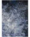 Nourison Home Passion Psn10 5'3"x7'3" Area Rug In Mist,black