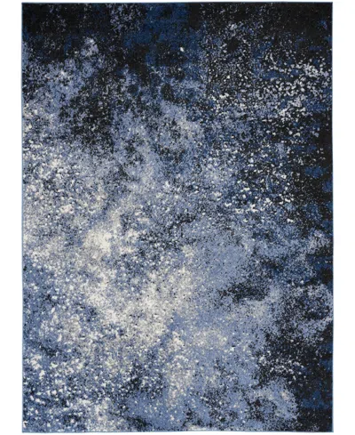 Nourison Home Passion Psn10 5'3"x7'3" Area Rug In Mist,black