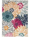Nourison Home Passion Psn17 5'3"x7'3" Area Rug In Ivory