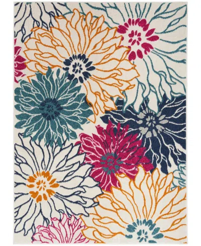 Nourison Home Passion Psn17 5'3"x7'3" Area Rug In Ivory