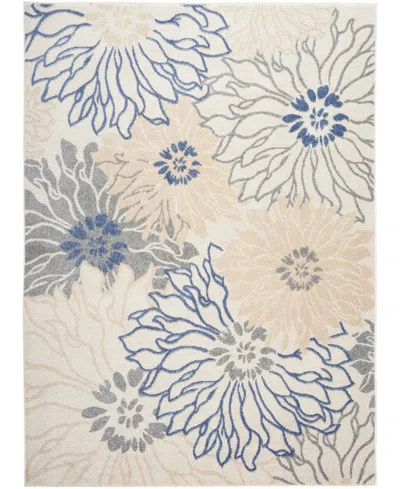 Nourison Home Passion Psn17 5'3"x7'3" Area Rug In Ivory,gray