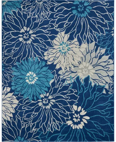 Nourison Home Passion Psn17 8'x10' Area Rug In Navy,ivory