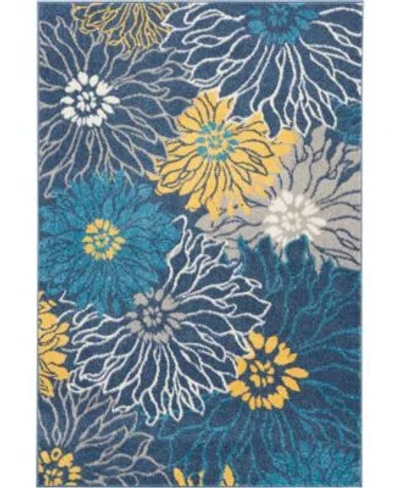 Nourison Home Passion Psn17 Area Rug Collection In Navy,ivory