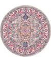 Nourison Home Passion Psn20 5'x5' Round Area Rug In Multi