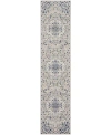 Nourison Home Passion Psn22 2'2"x10' Runner Area Rug In Gray,beige