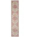 Nourison Home Passion Psn25 2'2"x10' Runner Area Rug In Ivory,pink