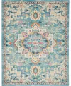 Nourison Home Passion Psn25 8'x10' Area Rug In Ivory,mist
