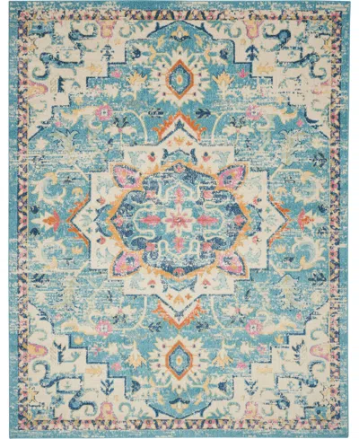 Nourison Home Passion Psn25 8'x10' Area Rug In Ivory,mist
