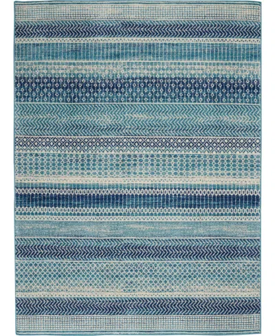 Nourison Home Passion Psn26 3'9"x5'9" Area Rug In Blue
