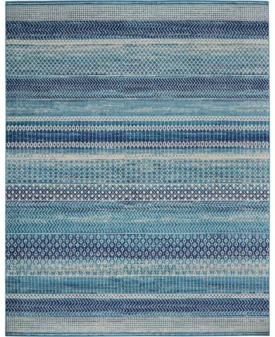 Nourison Home Passion Psn26 6'7"x9'6" Area Rug In Blue