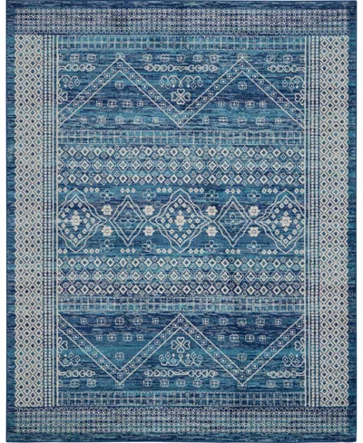 Nourison Home Passion Psn27 6'7"x9'6" Area Rug In Blue