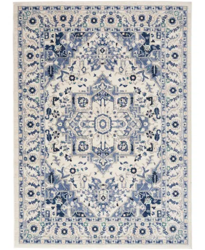 Nourison Home Passion Psn33 5'3"x7'3" Area Rug In Ivory,gray