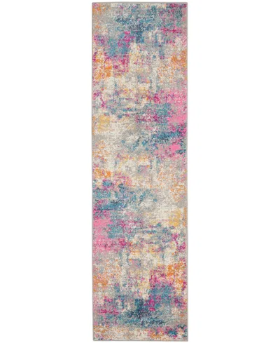 Nourison Home Passion Psn36 2'2"x7'6" Runner Area Rug In Multi