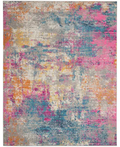 Nourison Home Passion Psn36 6'7"x9'6" Area Rug In Ivory