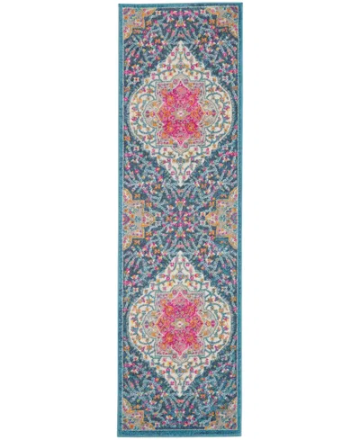 Nourison Home Passion Psn39 2'2"x7'6" Runner Area Rug In Multi