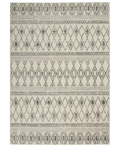 Nourison Home Passion Psn41 5'3"x7'3" Area Rug In Ivory,gray