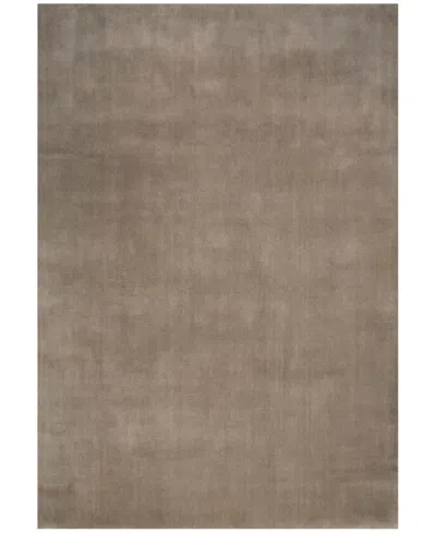 Nourison Home Plush Cloud Plc01 5'3"x7'3" Area Rug In Taupe