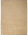 Nourison Home Plush Cloud Plc01 7'9"x9'9" Area Rug In Camel