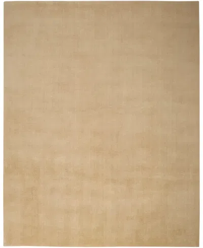 Nourison Home Plush Cloud Plc01 7'9"x9'9" Area Rug In Camel