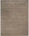 Nourison Home Plush Cloud Plc01 7'9"x9'9" Area Rug In Taupe