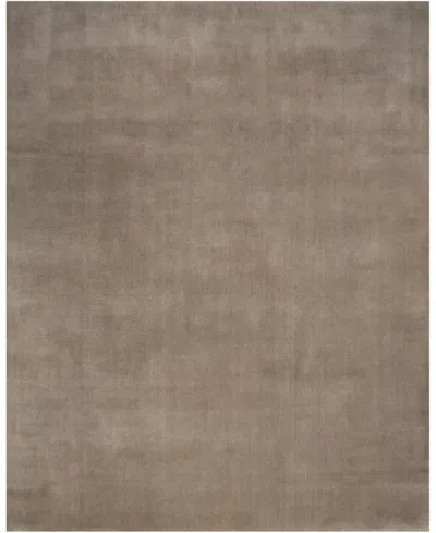 Nourison Home Plush Cloud Plc01 7'9"x9'9" Area Rug In Taupe