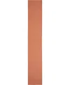 Nourison Home Positano Pos01 2'2"x12' Runner Area Rug In Terracotta