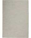 Nourison Home Positano Pos01 4'x6' Area Rug In Silver