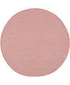 Nourison Home Positano Pos01 6'x6' Round Area Rug In Multi,pink