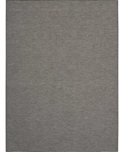 Nourison Home Positano Pos01 7'x10' Area Rug In Charcoal