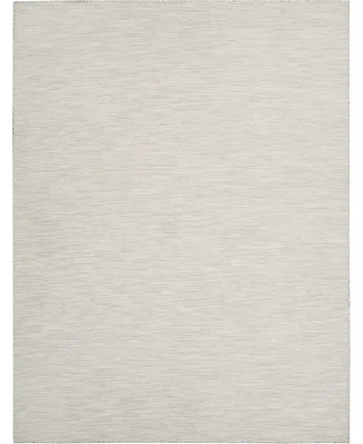 Nourison Home Positano Pos01 8'x10' Area Rug In Silver