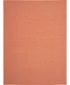 Nourison Home Positano Pos01 7'x10' Area Rug In Terracotta