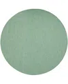 Nourison Home Positano Pos01 8'x8' Round Area Rug In Green