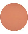 Nourison Home Positano Pos01 8'x8' Round Area Rug In Terracotta