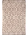Nourison Home Positano Pos02 4'x6' Area Rug In Beige