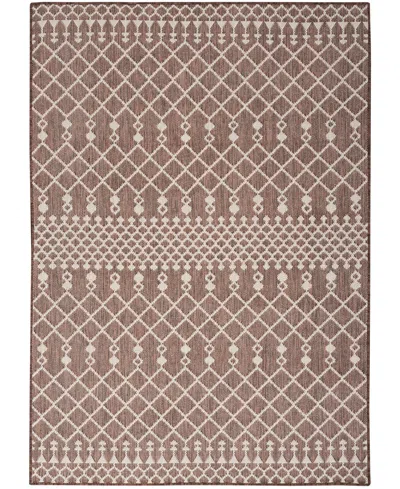 Nourison Home Positano Pos02 4'x6' Area Rug In Taupe