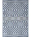Nourison Home Positano Pos02 6'x9' Area Rug In Blue