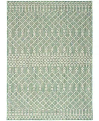 Nourison Home Positano Pos02 6'x9' Area Rug In Green
