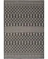 Nourison Home Positano Pos02 7'x10' Area Rug In Black