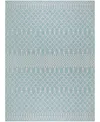 Nourison Home Positano Pos02 8'x10' Area Rug In Aqua