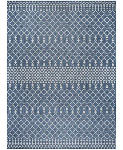 Nourison Home Positano Pos02 8'x10' Area Rug In Blue