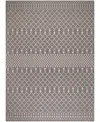 Nourison Home Positano Pos02 8'x10' Area Rug In Charcoal