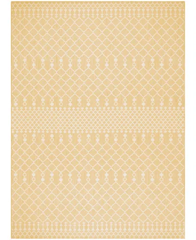 Nourison Home Positano Pos02 8'x10' Area Rug In Yellow