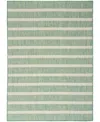 Nourison Home Positano Pos03 5'x7' Area Rug In Ivory,green